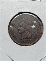AU 1902 Indian Head Penny
