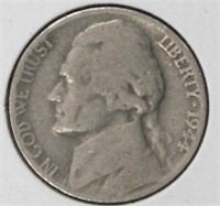 1944 Henning No Mint Mark  Nickel