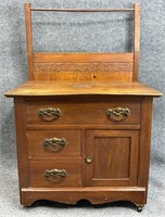 Antique Oak Washstand