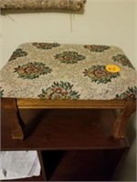 UPHOLSTERED. FOOTSTOOL