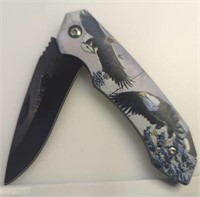 Bald eagle pocket knife