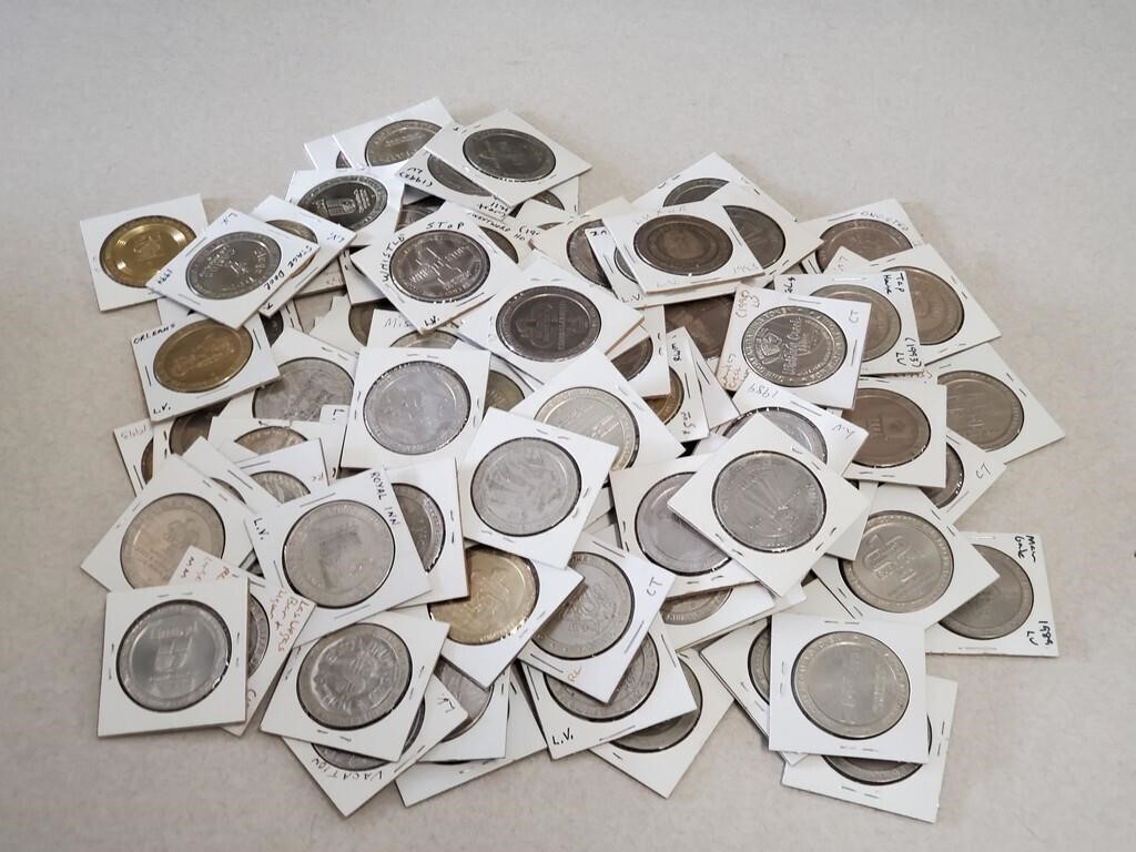 Huge Casino Chip Collection Timed Auction Part 3 of 3