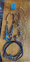 NECKLACES, CHOCKER AND BRACELET