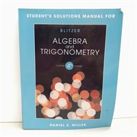 Book: Blitzer Algebra and Trigonometry