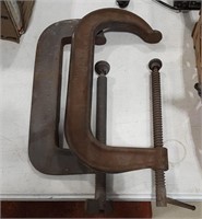 Pair of 10" C Clamps