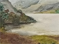 Early 20th Century Watercolour "Lakeside" Signed