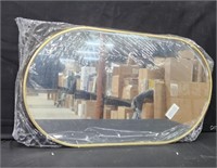 Wall mounted mirror (gold)