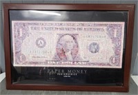 Paper Money Photomosaics Framed Picture