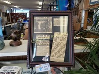 ORIGINAL NEWSPAPER CLIPPINGS FROM TITANIC DISASTER