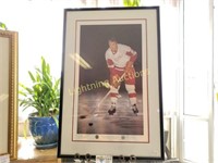 GORDIE HOWE LIMITED EDITION LITHOGRAPH 563/1999