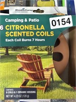 ATWATER CAREY CITRONELLA COILS RETAIL $20