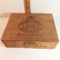 Benson and Hedges cigar box