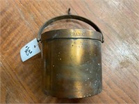 Antique Fairbanks Brass Bucket