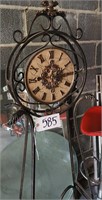 Decorative Tall Metal Clock