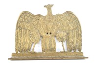 An Antique Brass American Eagle
