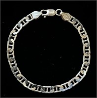 Sterling silver link bracelet