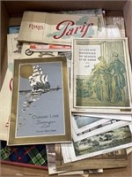 Vintage paper lot