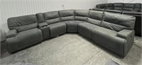 6 Pc Power Recline Fabric Sectional Sofa