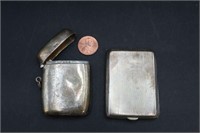 2.6 oz Sterling Lighter Case & Matchbook Holder
