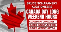 Canada Day Long Weekend