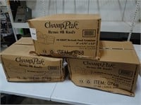 Lot of 3 Champak Retro #8 Food Takeout Containers