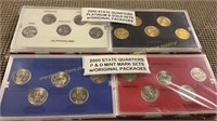 2000 State Quarters Sets with Original Packages