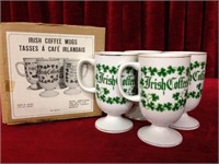 4 Irish Coffee Mugs - NIB