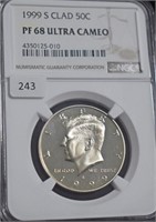 1999 S KENNEDY HALF DOLLAR