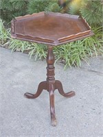 ANTIQUE MAHOGENY SERVING TABLE-COULD USE STAINING