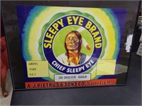 1930s sleepy eye Brand Egg add