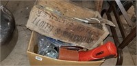 box of misc. tools