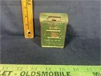 U.S.A Cast Iron Mail Coin bank