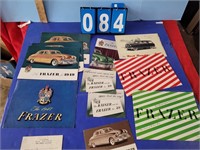 Frazier dealer brochure lot 1950s