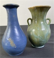 Glazed Pottery Vases (2)