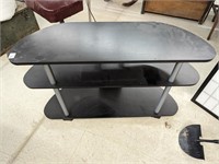 Black 3 Tier T.V. Stand