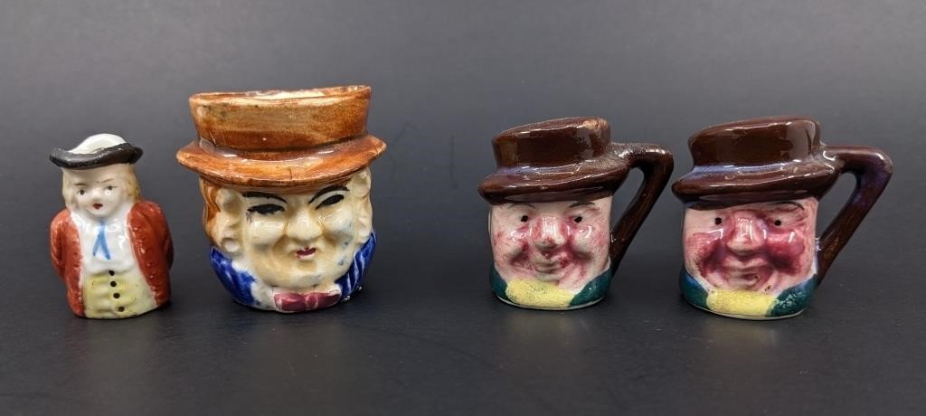 Miniature Toby Jugs and Shakers