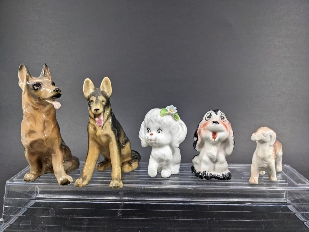 Miniature Dog Figurines