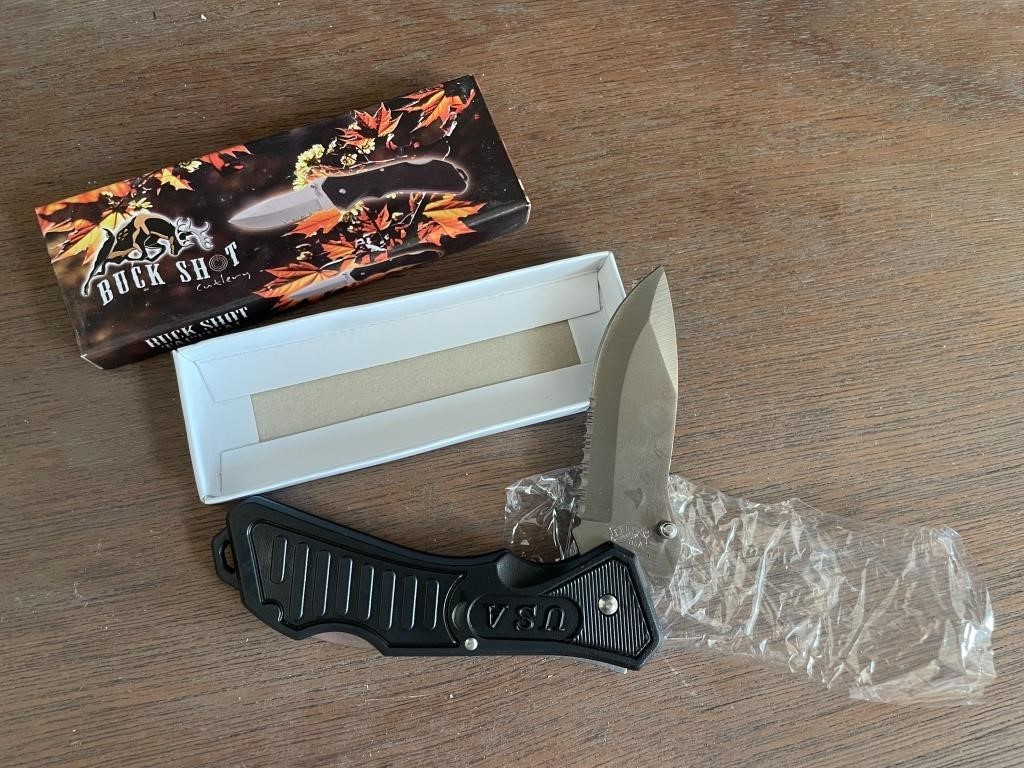 NEW BuckShot Tactical knife