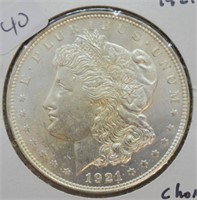 1921 MORGAN SILVER DOLLAR CHOICE BU