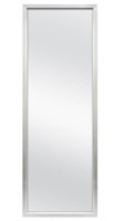 Rectangle 2- in - 1 Leaner Floor Mirror Silver -