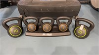 Jillian Michaels - kettlebell weight set- 2- 10