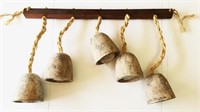 Terra Cotta Chime with Rope & Wood