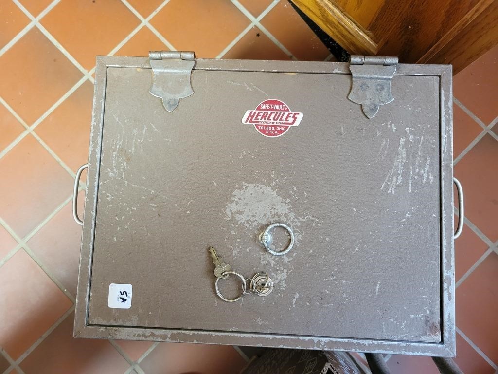 HERCULES SAFE-T-VAULT WITH KEY