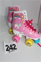 Kids Light-Up Unicorn Roller Skates Size 1/2