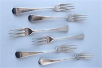 Set Six Peter and William Bateman Sterling Silver