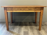 Solid Oak Desk w/ Drawer