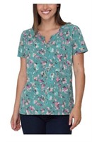 Nicole Miller Women's XXL Short-Sleeve Printed