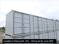 40'X8'X9' 6" HIGH CUBE SHIPPING CONTAINER W/(4)