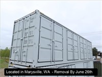 40'X8'X9' 6" HIGH CUBE SHIPPING CONTAINER W/(4)