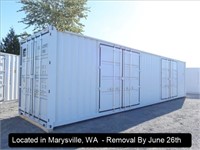 40'X8'X9' 6" HIGH CUBE SHIPPING CONTAINER W/(2)
